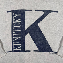 Load image into Gallery viewer, Vintage Delta "Kentucky" College Spellout Made In USA Grey Sweatshirt
