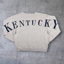 Load image into Gallery viewer, Vintage Delta "Kentucky" College Spellout Made In USA Grey Sweatshirt
