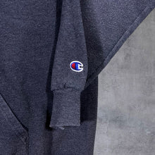 Load image into Gallery viewer, Champion "James Madison" College Spellout Graphic Dark Grey Hoodie
