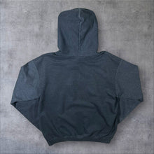 Load image into Gallery viewer, Champion "James Madison" College Spellout Graphic Dark Grey Hoodie
