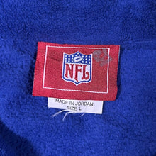 Load image into Gallery viewer, NFL Indianapolis Colts Football Embroidered Patch Logo Blue 1/4 Zip Fleece Sweatshirt
