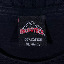 Load image into Gallery viewer, Early 00's Rock Tees "Elvis Presley" Rock N Roll Music Graphic Black T-Shirt
