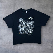 Load image into Gallery viewer, Isle Of Man TT "Mountain Course" Superbike Racing Graphic Black T-Shirt
