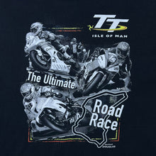 Load image into Gallery viewer, Isle Of Man TT "Mountain Course" Superbike Racing Graphic Black T-Shirt

