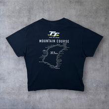 Load image into Gallery viewer, Isle Of Man TT "Mountain Course" Superbike Racing Graphic Black T-Shirt
