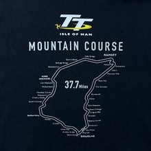 Load image into Gallery viewer, Isle Of Man TT "Mountain Course" Superbike Racing Graphic Black T-Shirt

