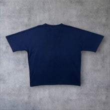 Load image into Gallery viewer, Vintage Australian Wildflowers Embroidered Tourist Navy Blue Cotton T-Shirt
