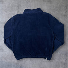 Load image into Gallery viewer, Puma Classic Mini Logo Navy Blue Corduroy Cord Zip Bomber Jacket
