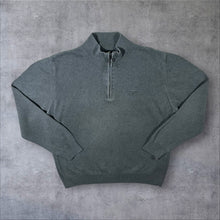 Load image into Gallery viewer, Barbour Classic Grey Embroidered Mini Logo Cotton 1/4 Zip Sweater Jumper
