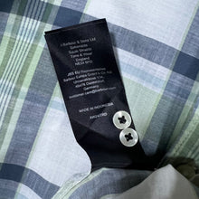 Load image into Gallery viewer, Barbour "Regular Fit" Green White Mix Plaid Check Short Sleeve Cotton Shirt
