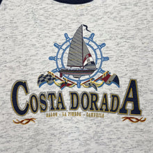 Load image into Gallery viewer, COSTA DORADA Nautical Souvenir Graphic Spellout Vest T-Shirt
