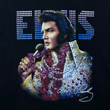 Load image into Gallery viewer, Early 00's Rock Tees "Elvis Presley" Rock N Roll Music Graphic Black T-Shirt
