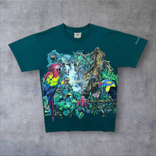 Load image into Gallery viewer, Vintage 90's Habitat "Brevard Zoo" Rainforest Wildlife Tourist Graphic Green T-Shirt
