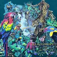 Load image into Gallery viewer, Vintage 90's Habitat "Brevard Zoo" Rainforest Wildlife Tourist Graphic Green T-Shirt
