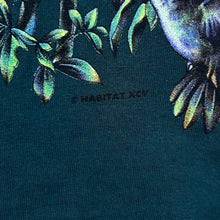 Load image into Gallery viewer, Vintage 90's Habitat "Brevard Zoo" Rainforest Wildlife Tourist Graphic Green T-Shirt
