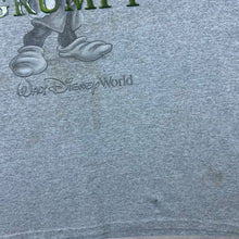 Load image into Gallery viewer, Vintage Walt Disney World "Grumpy" Snow White Tourist Graphic Grey Cotton T-Shirt
