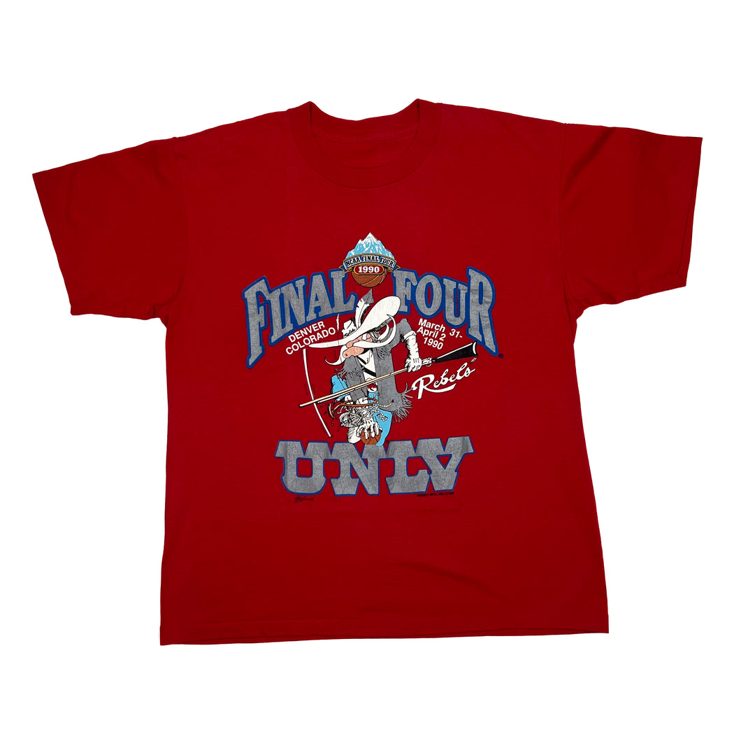 NCAA (1990) “FINAL FOUR UNLV” College Single Stitch T-Shirt