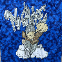 Load image into Gallery viewer, Early 00's No Chances Y2K Hip Hop Graffiti Graphic Blue Polyester Short Sleeve Shirt
