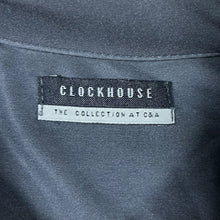 Load image into Gallery viewer, Early 00's Clockhouse C&amp;A Goth Y2K Grey Mix Patterned Polyester Short Sleeve Shirt
