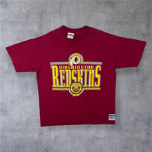 Load image into Gallery viewer, Vintage Nutmeg NFL Washington Redskins Commanders Football Graphic Single Stitch T-Shirt

