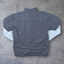 Load image into Gallery viewer, Early 00's Identic Goth Y2K Dragon Graphic Grey Layered Long Sleeve Shirt
