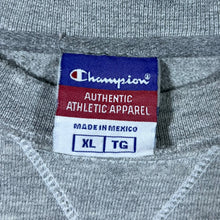 Load image into Gallery viewer, Vintage Champion Made In Mexico Embroidered Mini Logo Grey Crewneck Sweatshirt
