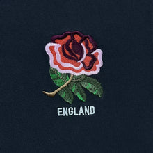 Load image into Gallery viewer, Cotton Traders England Rugby Embroidered Logo Navy Blue Short Sleeve Polo Shirt
