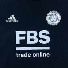 Load image into Gallery viewer, Adidas Leicester City Football Club 2022-2023 Black White Short Sleeve Cotton T-Shirt
