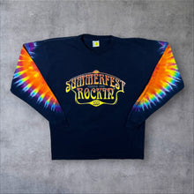 Load image into Gallery viewer, Vintage Sundog "Summerfest Keeps You Rockin 2003" Music Band Tie Dye Long Sleeve T-Shirt
