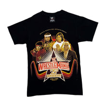 Load image into Gallery viewer, WWE (2009) “Wrestlemania 25th Anniversary” Hall Of Fame Wrestling T-Shirt
