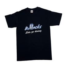 Load image into Gallery viewer, BOLL*CKS “Let’s Go Diving” Souvenir Graphic Novelty Spellout T-Shirt
