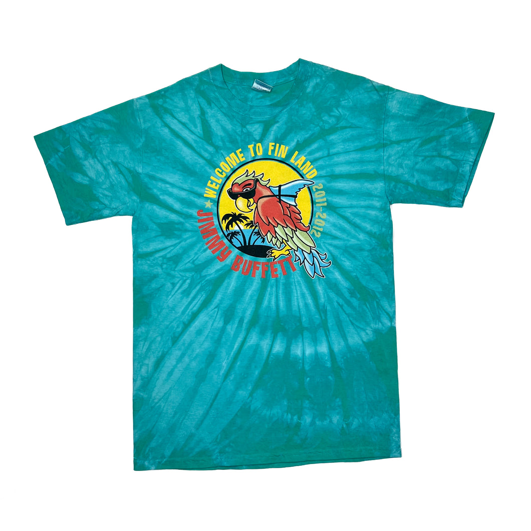 JIMMY BUFFET “Welcome to Fin Land 2011-2012” Tie Dye Band T-Shirt