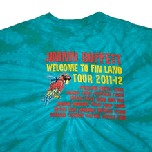 Load image into Gallery viewer, JIMMY BUFFET “Welcome to Fin Land 2011-2012” Tie Dye Band T-Shirt
