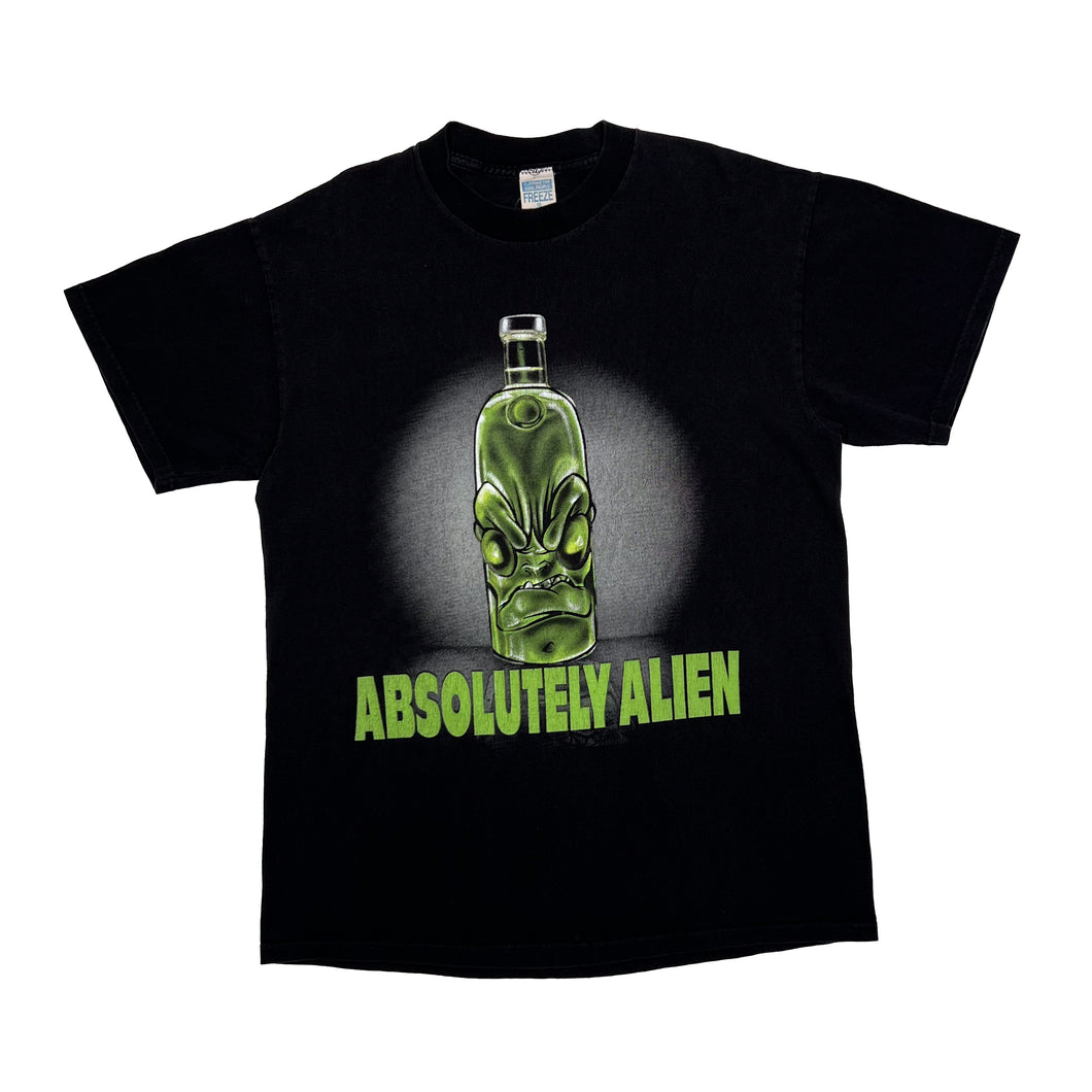 Vintage 90’s Freeze ABSOLUTELY ALIEN “Space Aliens” Sci-Fi Cartoon Graphic T-Shirt