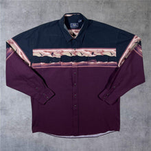 Load image into Gallery viewer, Vintage Roper Cowboy Western Rodeo Cotton Popper Button Long Sleeve Shirt
