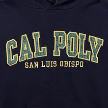 Load image into Gallery viewer, Russell Athletic Cal Poly "San Luis Obispo" Embroidered College Black Hoodie
