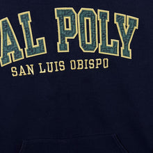 Load image into Gallery viewer, Russell Athletic Cal Poly "San Luis Obispo" Embroidered College Black Hoodie
