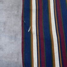 Load image into Gallery viewer, Vintage 90’s American Blue Made In USA Colour Block Striped Short Sleeve Button-Up Shirt
