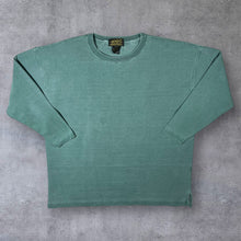 Load image into Gallery viewer, EDDIE BAUER Classic Essential Washed Green Made In USA Crewneck Sweatshirt
