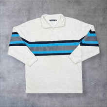 Load image into Gallery viewer, Early 00’s GR Sport Colour Block Striped 1/2 Zip Pullover Fleece Sweatshirt
