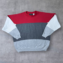 Load image into Gallery viewer, Vintage 90’s NUCLEUS Colour Block Crewneck Sweatshirt
