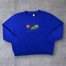 Load image into Gallery viewer, Vintage Basic Editions Embroidered Autumn Leaf Leaves Nature Crewneck Sweatshirt
