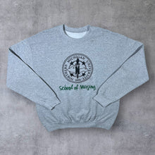 Load image into Gallery viewer, Northern Michigan University “School Of Nursing” College Spellout Crewneck Sweatshirt
