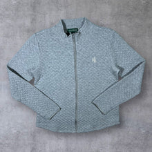 Load image into Gallery viewer, Lauren Ralph Lauren Embroidered Mini Logo Grey Zip Sweatshirt
