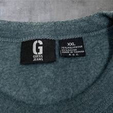 Load image into Gallery viewer, Early 00’s Guess Jeans Company Embroidered Mini Spellout Fleece Sweatshirt
