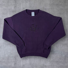 Load image into Gallery viewer, Jerzees LAS VEGAS Embroidered Souvenir Spellout Crewneck Sweatshirt
