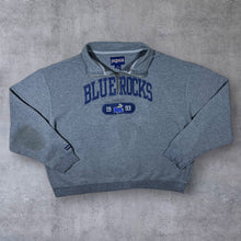Load image into Gallery viewer, Jansport Wilmington Blue Rocks Baseball Team Embroidered 1/4 Zip Pullover Sweatshirt
