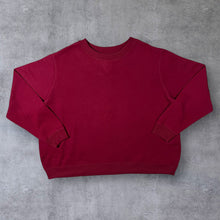 Load image into Gallery viewer, Studio Works Basic Blank Essential Red Cotton Crewneck Sweatshirt
