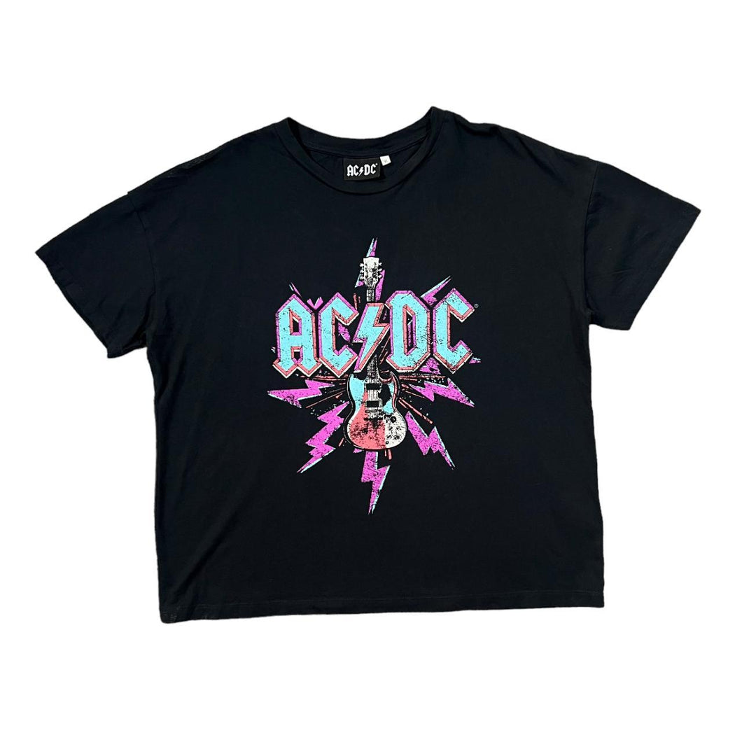 C&A x AC/DC Graphic Logo Spellout Hard Rock Band T-Shirt