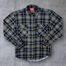 Load image into Gallery viewer, Lowes Australia Black Brown White Plaid Check Long Sleeve Cotton Flannel Shirt
